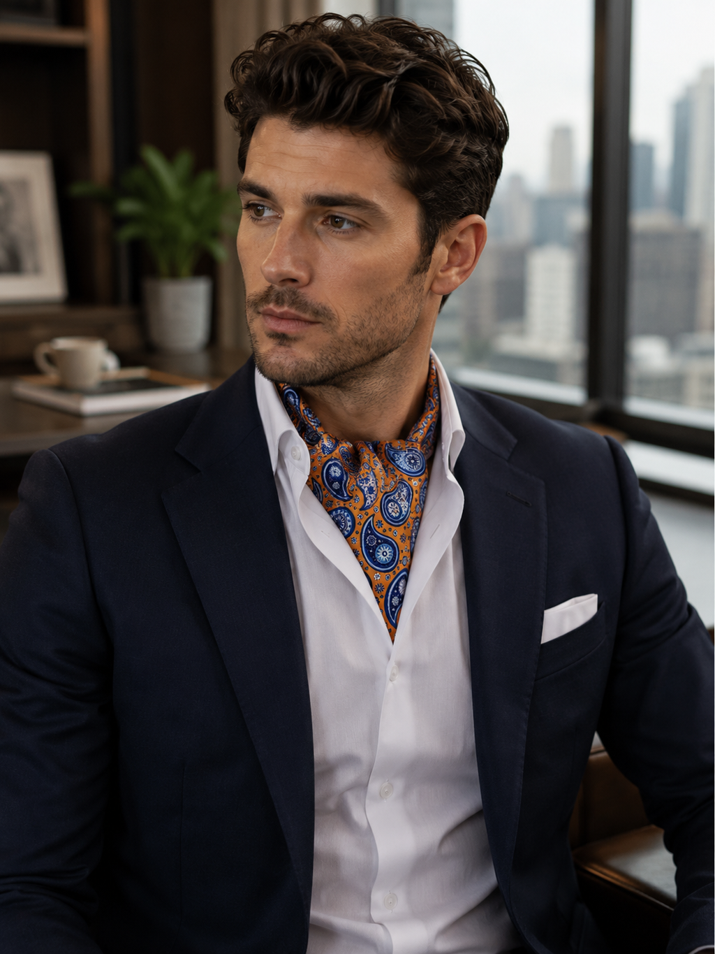 Cobalt Paisley